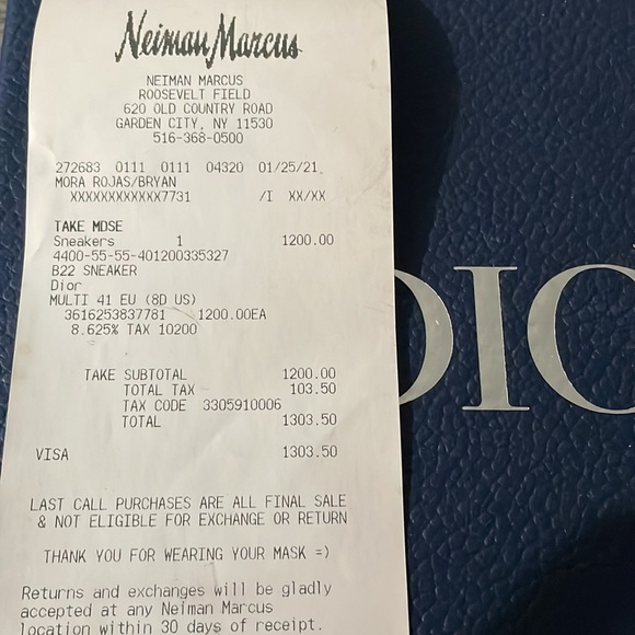 dior b22 neiman marcus